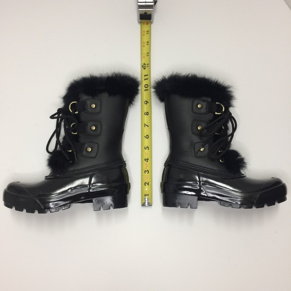 Hunter Cathie Genuine Dyed Rabbit Fur Trim Boot - Picture 6 of 8